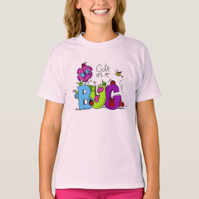 Gulligt som ett kryp tee shirt (Framsida)