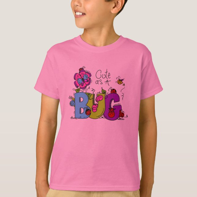 Gulligt som ett kryp tee shirt (Framsida)