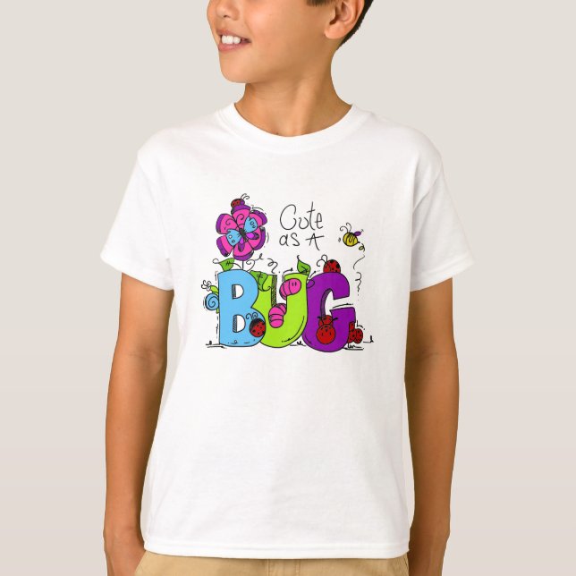 Gulligt som ett kryp tee shirt (Framsida)