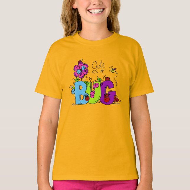 Gulligt som ett kryp tee shirt (Framsida)