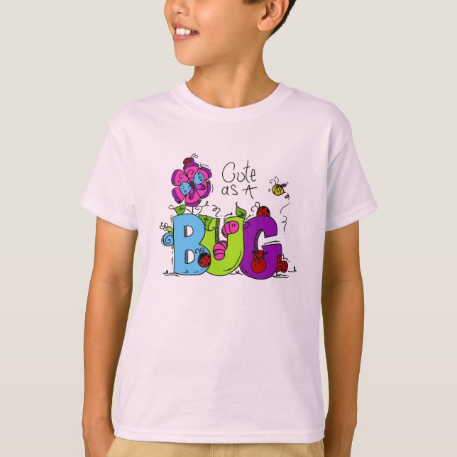 Gulligt som ett kryp tee shirt (Framsida)