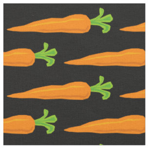 Gulligt sunt tyg för veggiemorotmönster DIY