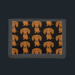 Gulligt taxmönster<br><div class="desc">Wienerhund älskare plånbok.</div>