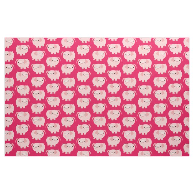 Gulligt tecknadgristyg tyg (Fat Quarter)