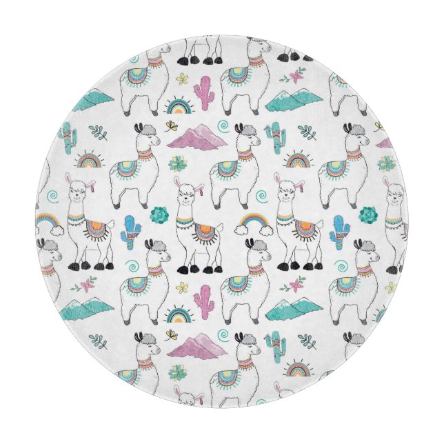 Gulligt tecknadLlamamönster (Framsidan)
