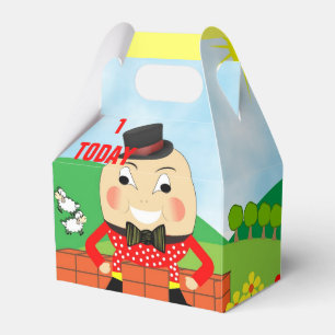 Gulligt tema för Humpty Dumpty barnkammarerim Presentaskar