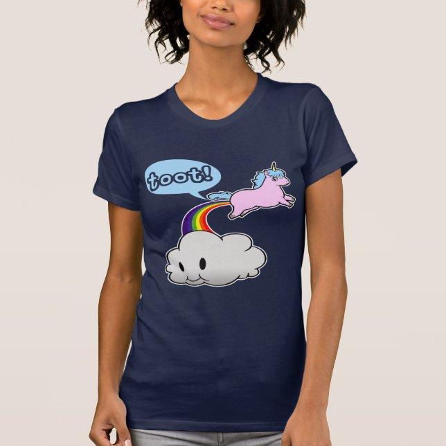 Gulligt! Unicornfis…, Tut! T-shirt (Framsida)