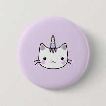 Gulligt Unicornkattemblem