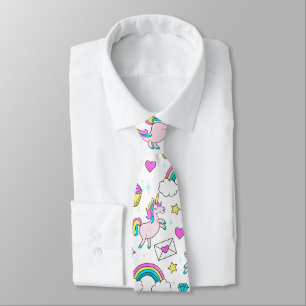 Gulligt Unicornmönster Slips