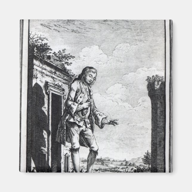 Gulliver bland Lilliputians Magnet (Framsidan)