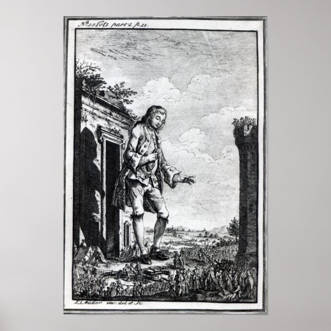 Gulliver bland Lilliputians Poster (Framsidan)