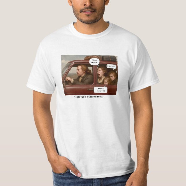 Gullivers andra resor. t shirt (Framsida)