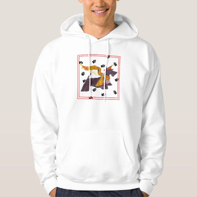 Gullivers Änglar Scottie Hooded Sweatshirt Tee (Framsida)