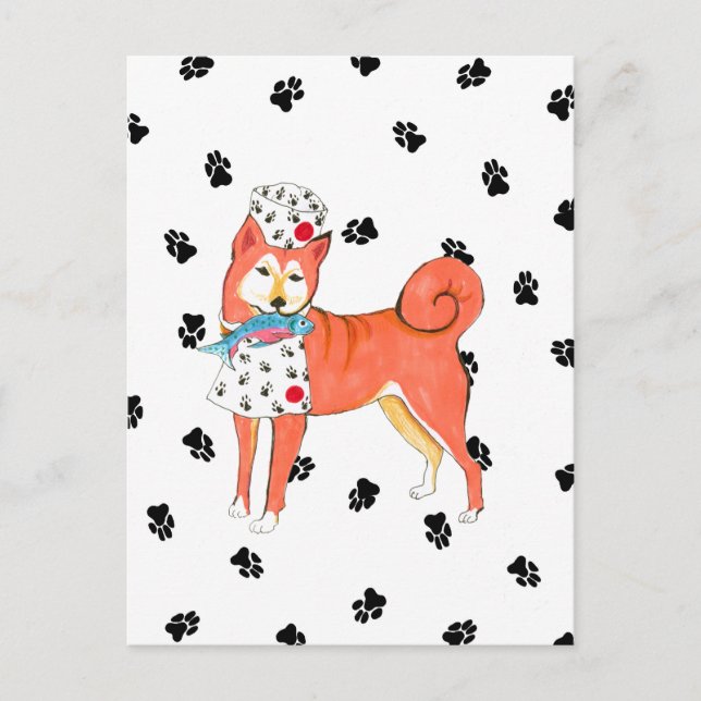 Gullivers Änglar Shiba Inu Postcard Vykort (Framsida)