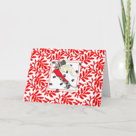 Gullivers Dapple Dachshund NOEL-Helgdag Card Helgkort