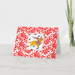 Gullivers gula kvarhållare - NOEL-julkort Helgkort