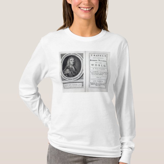 "Gullivers resor av Jonathan Swift, 1726 T-shirt (Framsida)