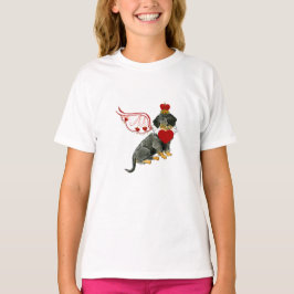 Gullivers valentinen för änglartaxen lurar hoodien t-shirt