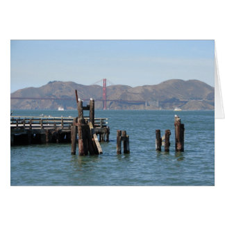 Gulls i San Francisco Bay Pier OBS Kort