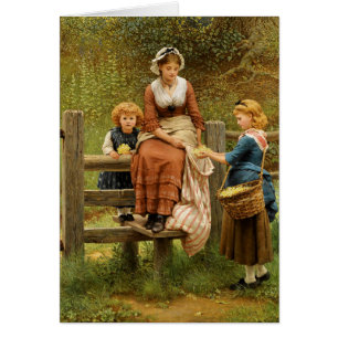 Gullvivor av George Dunlop Leslie OBS Kort
