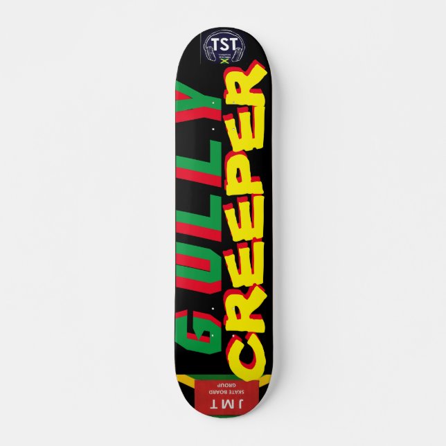 GULLY CREEPER JMT JAMAICA 7 3/4-tums Skateboard De (Framsida)