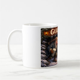 Gully Gawk isländsk julpojke vykort Kaffemugg