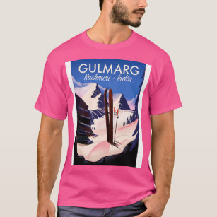 Gulmarg Kashmiri India Ski poster T Shirt