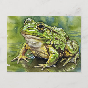 Gulögd Groda Postkort för Postcrossing Vykort
