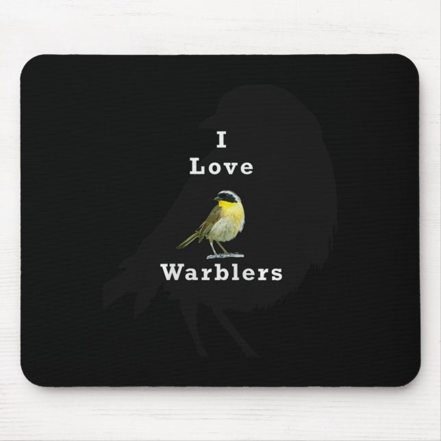 Gulsparv ”i Love Warblers” Prem Musmatta (Framsidan)