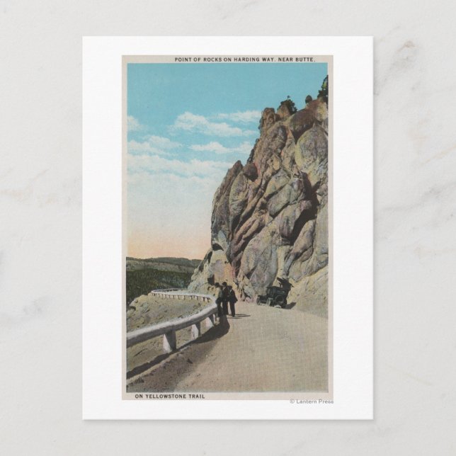 Gulsten, WYVacationers, gammal bil, nära Vykort (Framsida)