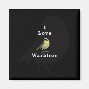 Gulstrupig sångare ”i Love Warblers” Prem Magnet