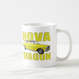 gult 1963 för vagn II för nova chevy Kaffemugg