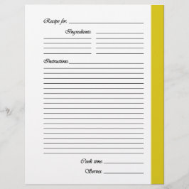 Gult 2-sidiga mottagarsidor