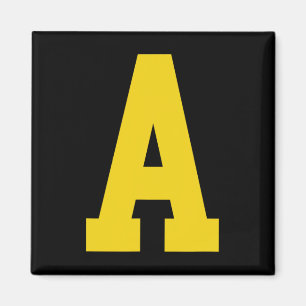 Gult a' på rött för Alvin Costume Halloween och F Magnet