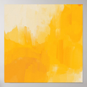 Gult Abstrakt Painting by Morgan Harper Nichols Poster