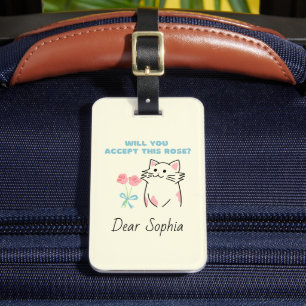 Gult: Adsible Cat&Ro Luggage Tag Bagagebricka