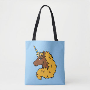 Gult Afro Unicorn Tygkasse