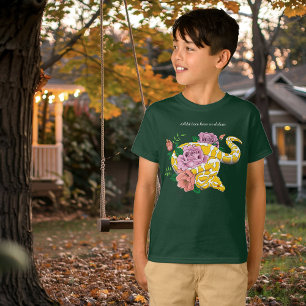 Gult Albino Boll Python T Shirt