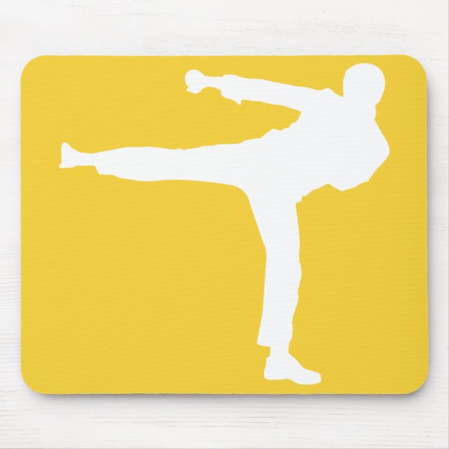 Gult Amber Martial Arts Musmatta (Framsidan)