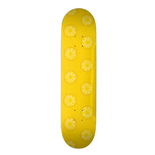 Gult ananasskivamönster mini skateboard bräda 18,7 cm