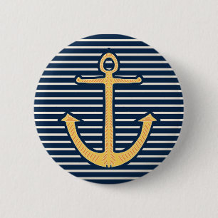 Gult Anchor Knapp