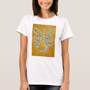 Gult Angel T-shirt (bild framtill)