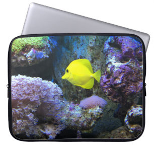 Gult Angelfish Laptop Fodral