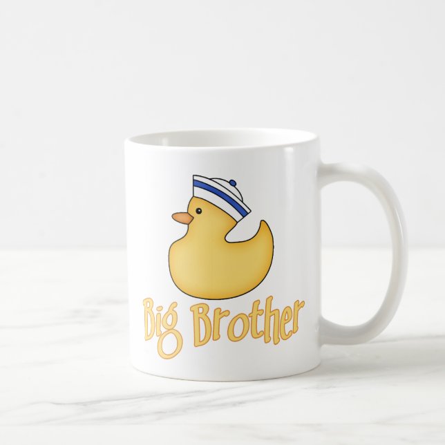 Gult Anka Big Brother Kaffemugg (Höger)