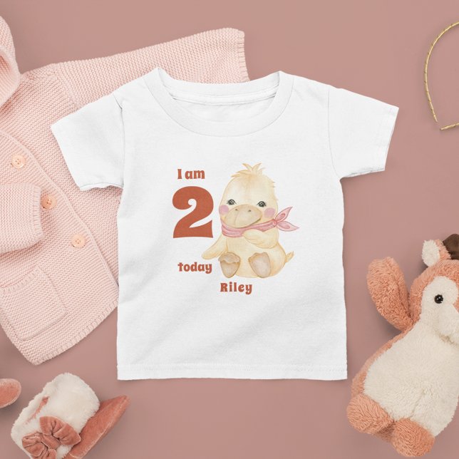 Gult Anka födelsedag T Shirt (Skapare uppladdad)