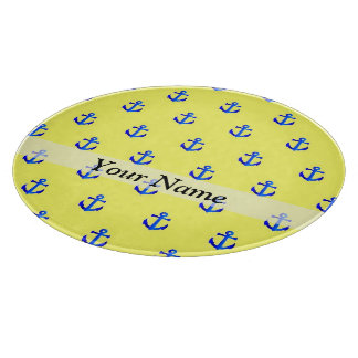 Gult ankare mönster