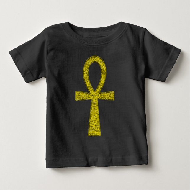 Gult Ankh Baby Tröja (Framsida)