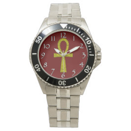 Gult Ankh Watches Armbandsur