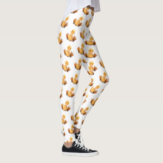 Gult Ankor Leggings (Höger)