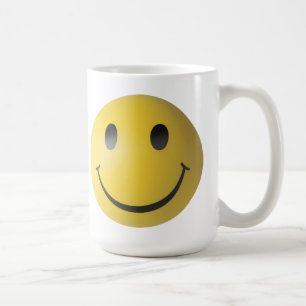 Gult Ansikte Kaffemugg
